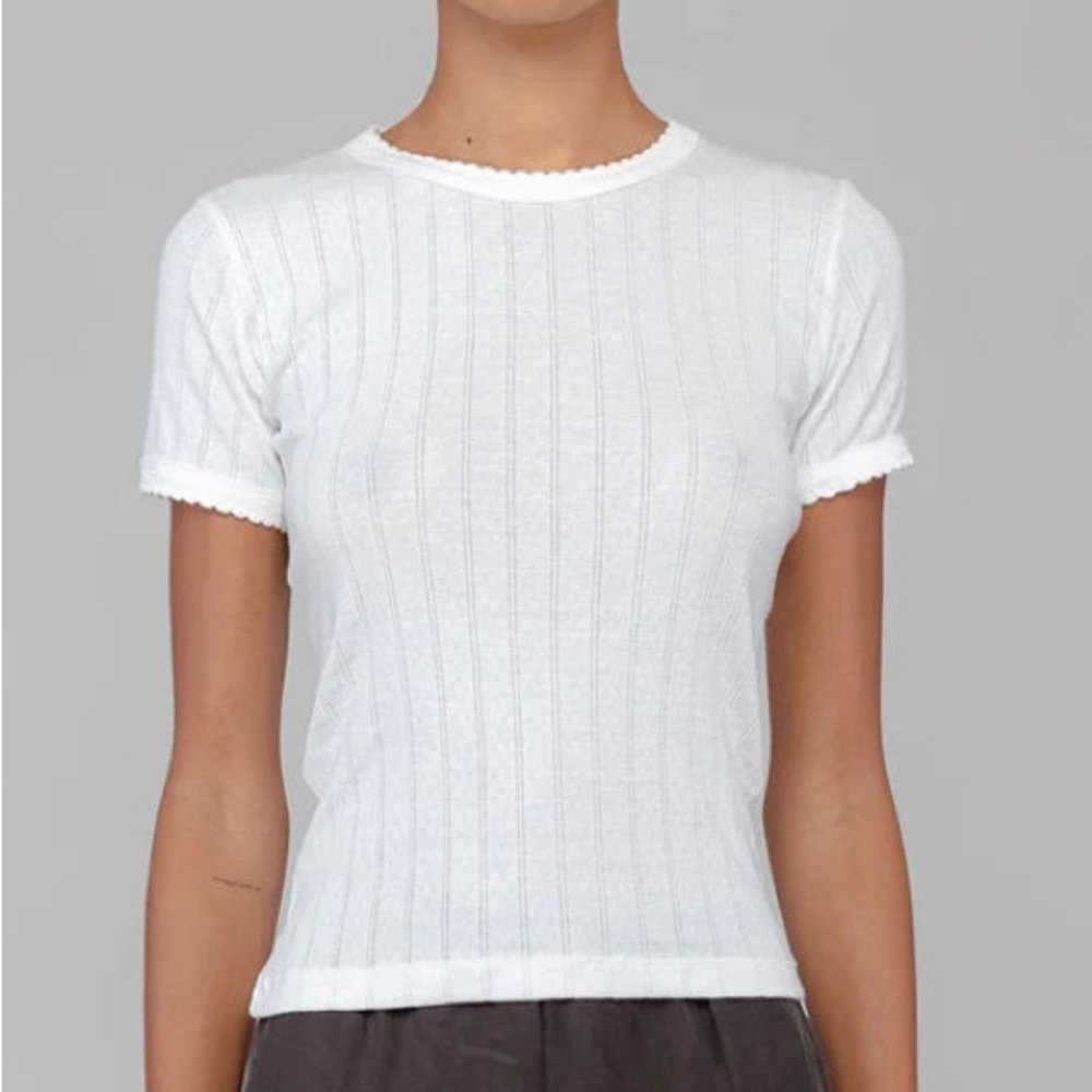 Leset Pointelle Tee